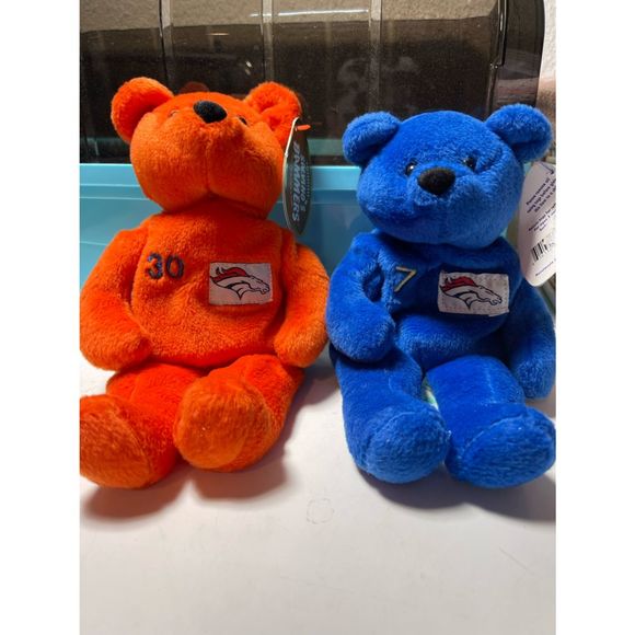 Salvino’s Bammers Broncos Bears Orange and Blue Davis 30 and Elway 7 - Picture 1 of 7